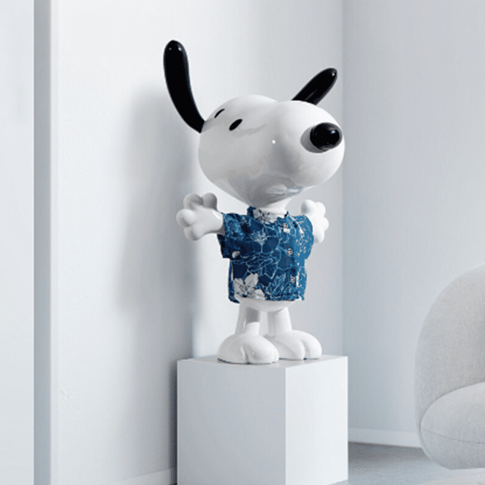 Snoopy Shirt Sculpture