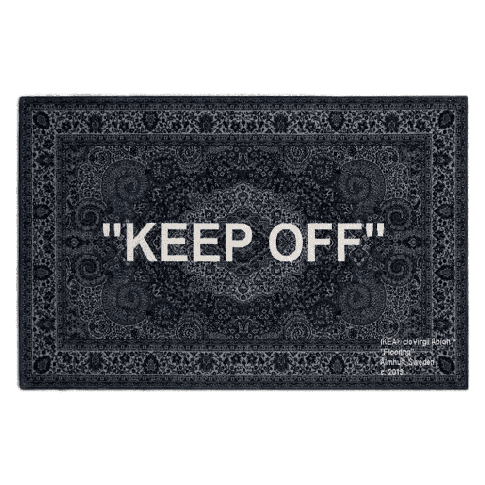 Virgil Abloh x IKEA “KEEP OFF” Rug